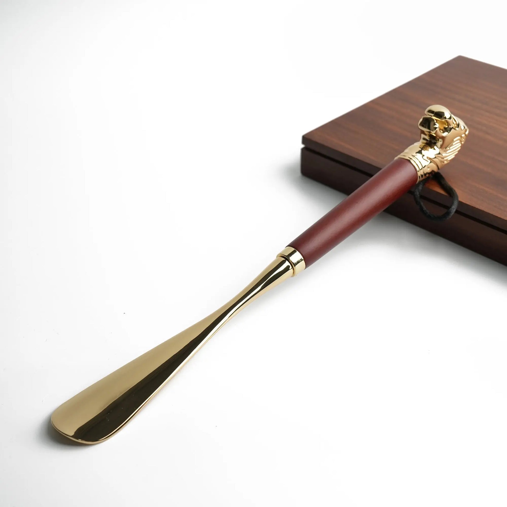 FootFitter Classic 21" Medium Shoe Horn with Wooden-Style Handle LEIZILEI