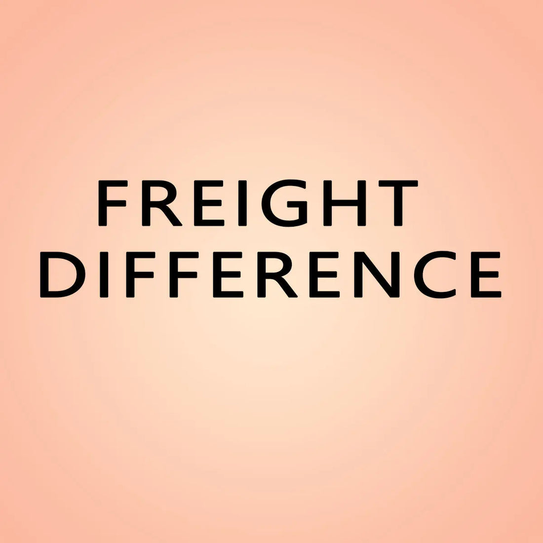 Freight difference LEIZILEI