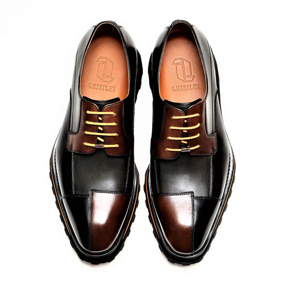 Man's Derby Shoes 90011B Leizilei