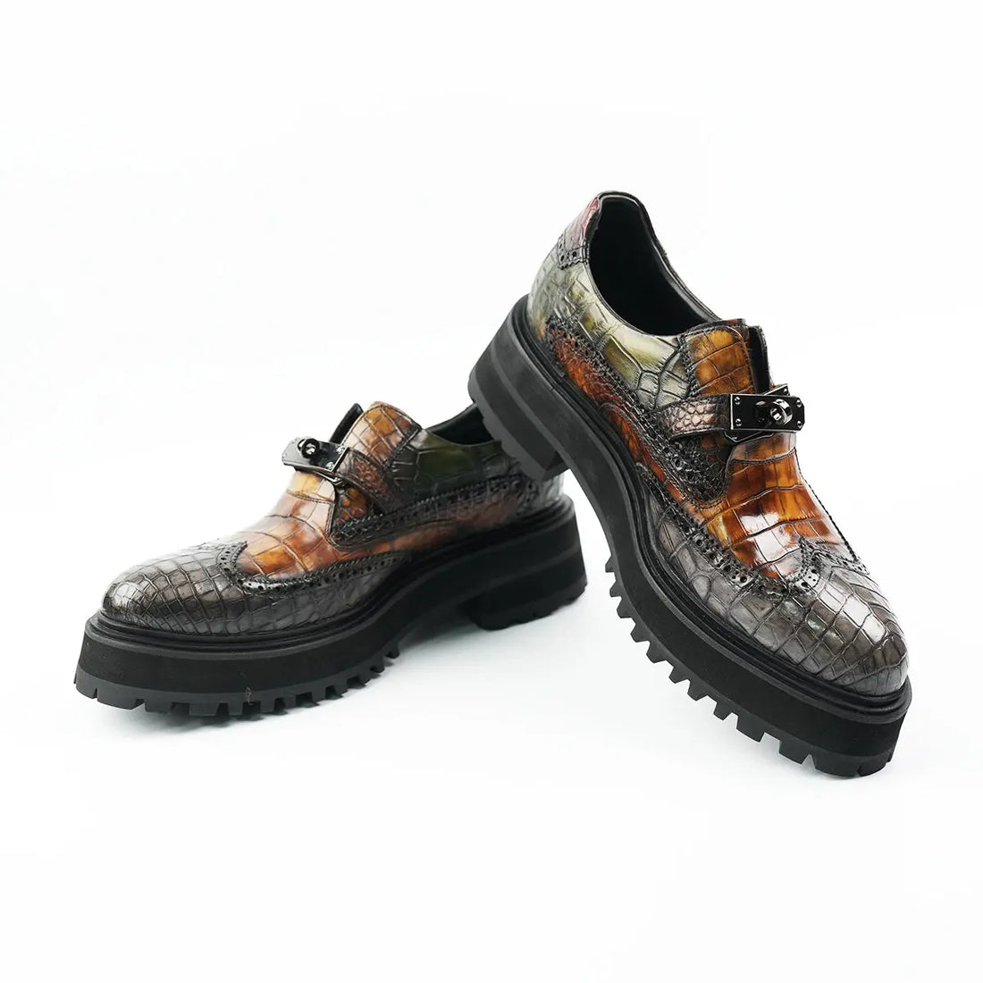 Nile Crocodile Leather  Loafers Shoes LEIZILEI